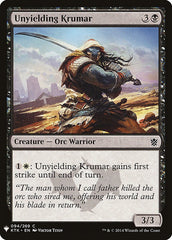 Unyielding Krumar [Mystery Booster] | PLUS EV GAMES 