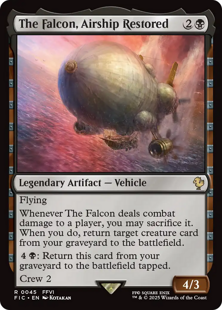 The Falcon, Airship Restored [FINAL FANTASY Commander] | PLUS EV GAMES 