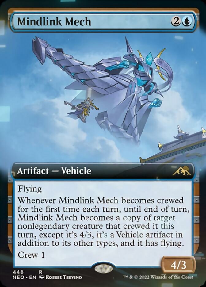 Mindlink Mech (Extended Art) [Kamigawa: Neon Dynasty] | PLUS EV GAMES 