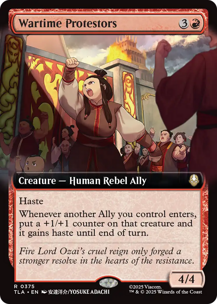 Wartime Protestors (Extended Art) [Avatar: The Last Airbender] | PLUS EV GAMES 