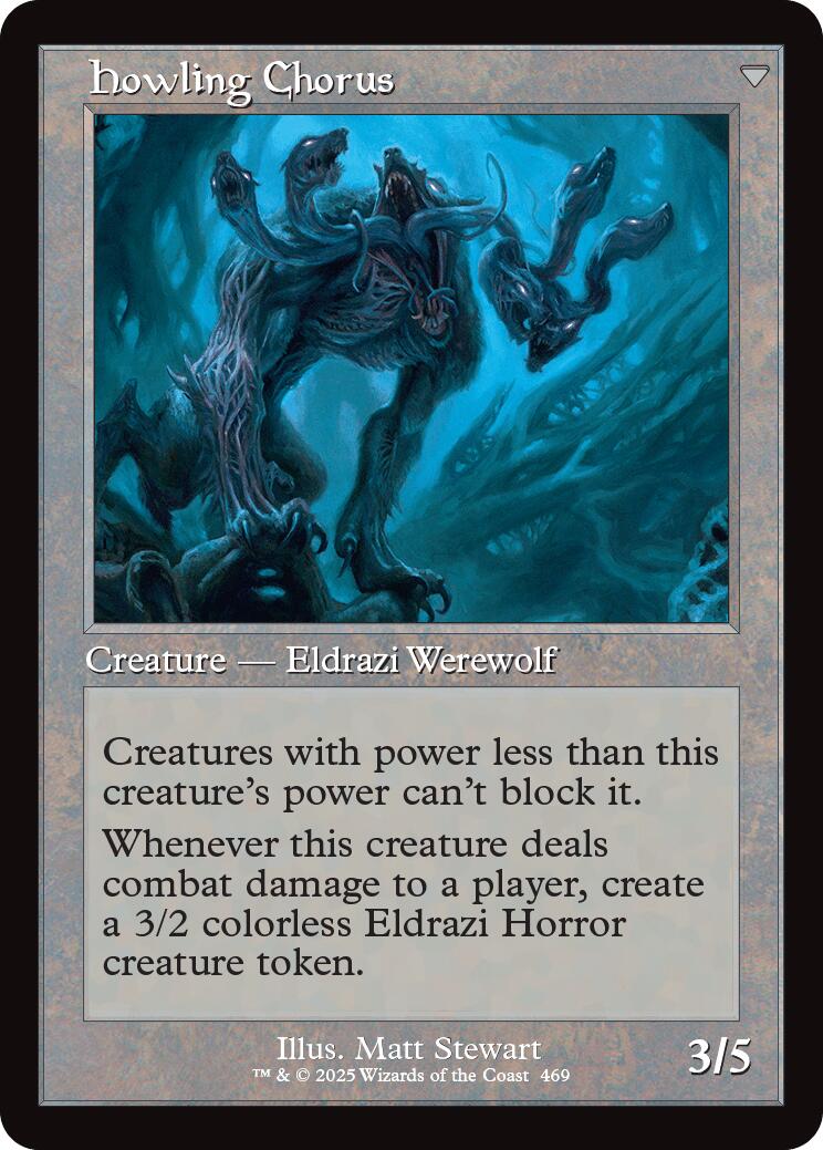 Shrill Howler // Howling Chorus (Retro Frame) [Innistrad Remastered] | PLUS EV GAMES 