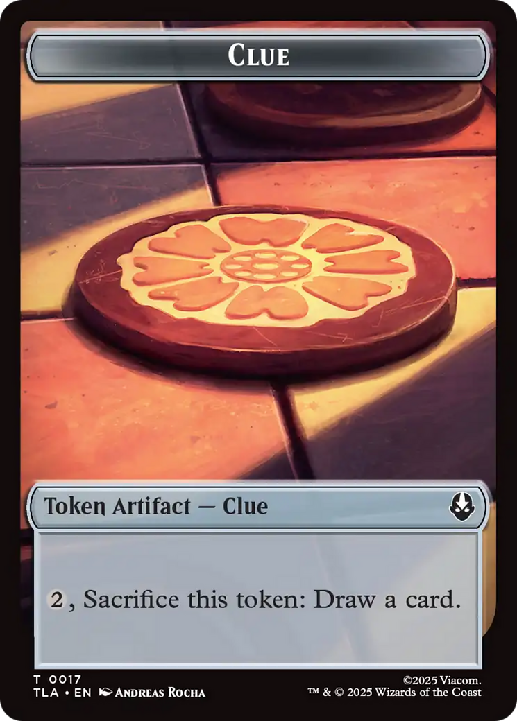 Monk // Clue (0017) Double-Sided Token [Avatar: The Last Airbender Tokens] | PLUS EV GAMES 