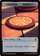 Monk // Clue (0017) Double-Sided Token [Avatar: The Last Airbender Tokens] | PLUS EV GAMES 