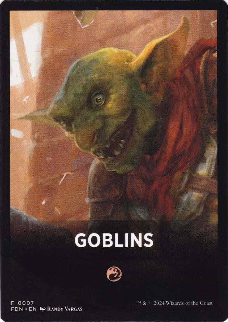 Goblins Theme Card [Foundations Tokens] | PLUS EV GAMES 