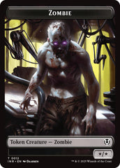 Zombie (0011) // Zombie (0012) Double-Sided Token [Innistrad Remastered Tokens] | PLUS EV GAMES 