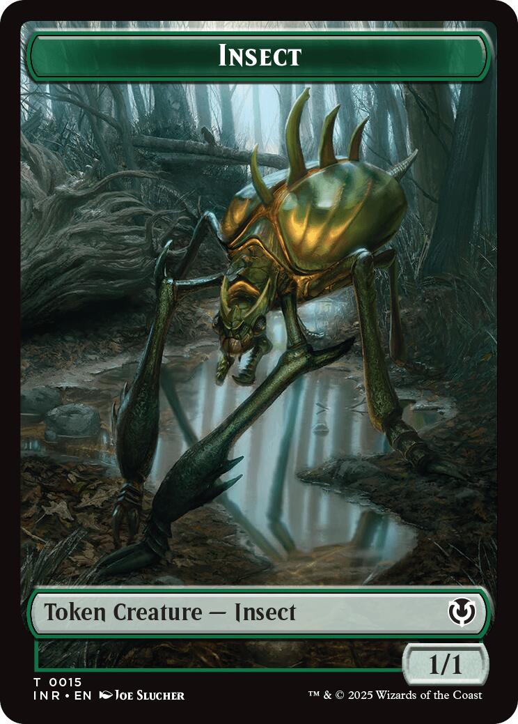 Insect // Spider Double-Sided Token [Innistrad Remastered Tokens] | PLUS EV GAMES 