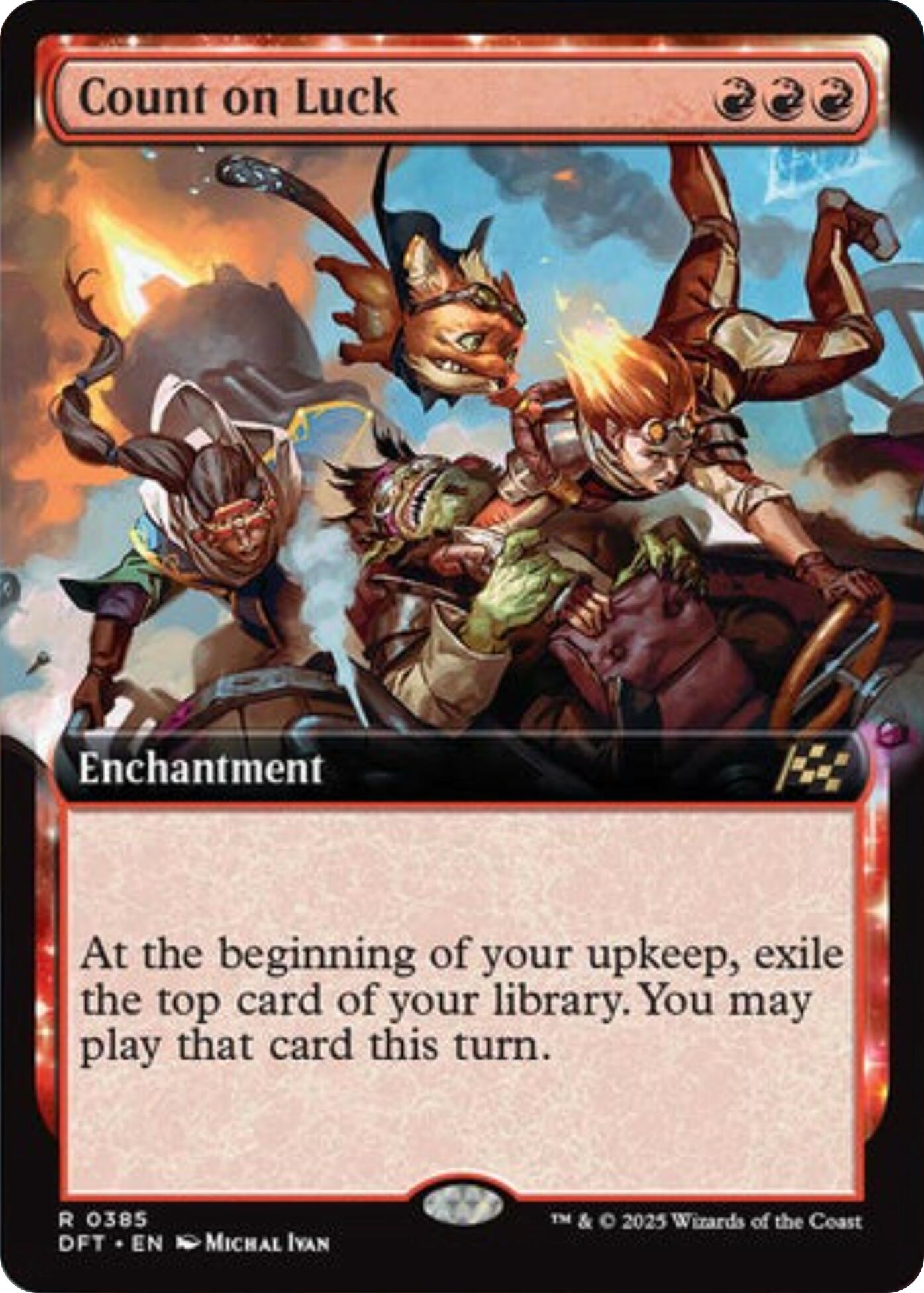 Count on Luck (Extended Art) [Aetherdrift] | PLUS EV GAMES 