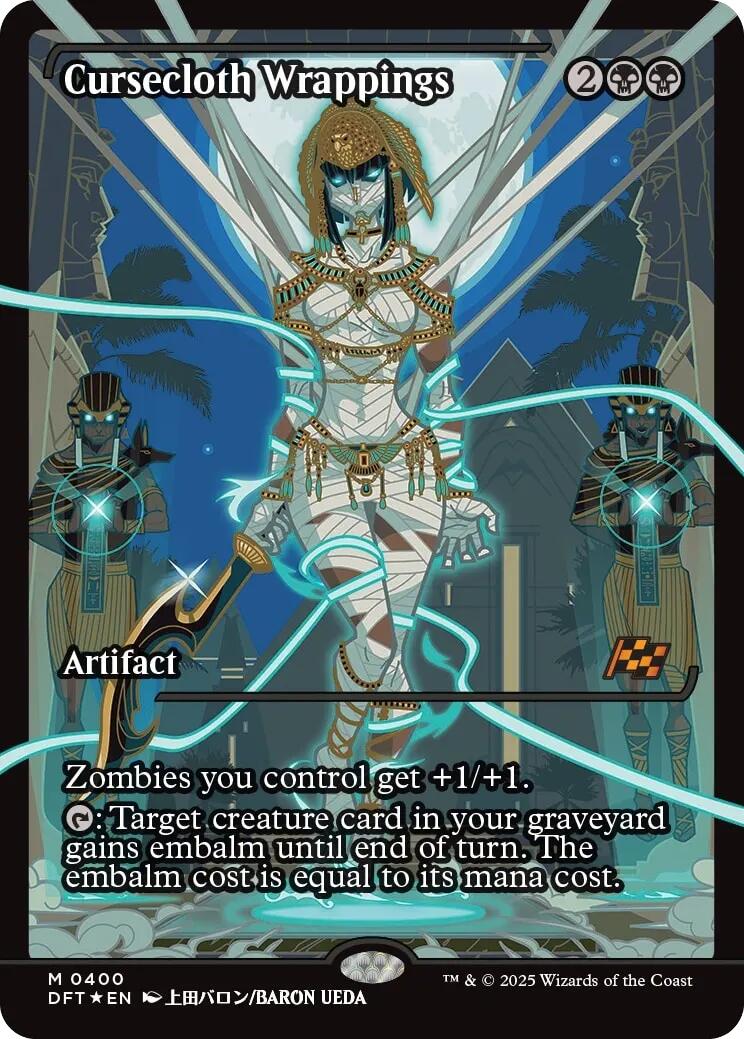 Cursecloth Wrappings (Showcase) (Japanese) [Aetherdrift] | PLUS EV GAMES 