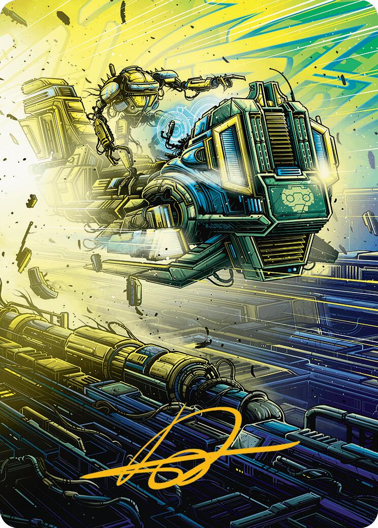 Guidelight Pathmaker Art Card (Gold-Stamped Signature) [Aetherdrift Art Series] | PLUS EV GAMES 