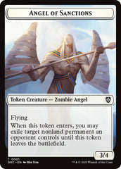 Angel of Sanctions // Vizier of Many Faces Double-Sided Token [Aetherdrift Commander] | PLUS EV GAMES 