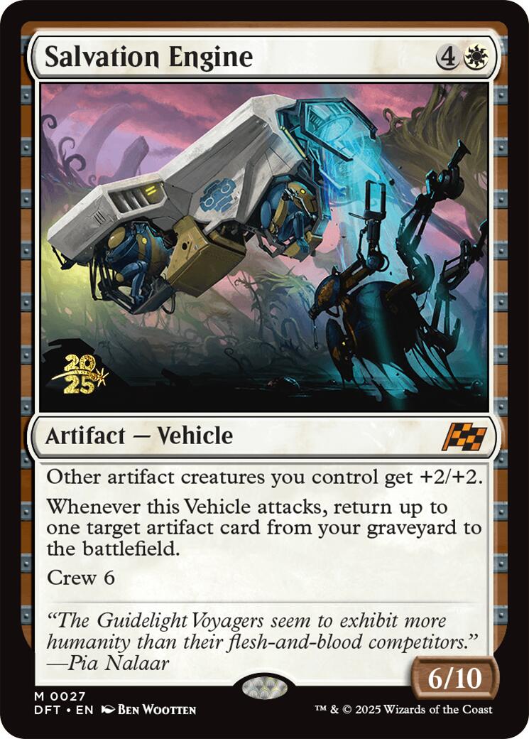 Salvation Engine [Aetherdrift Prerelease Promos] | PLUS EV GAMES 