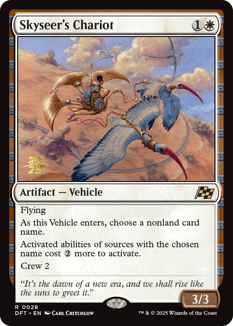 Skyseer's Chariot [Aetherdrift Prerelease Promos] | PLUS EV GAMES 