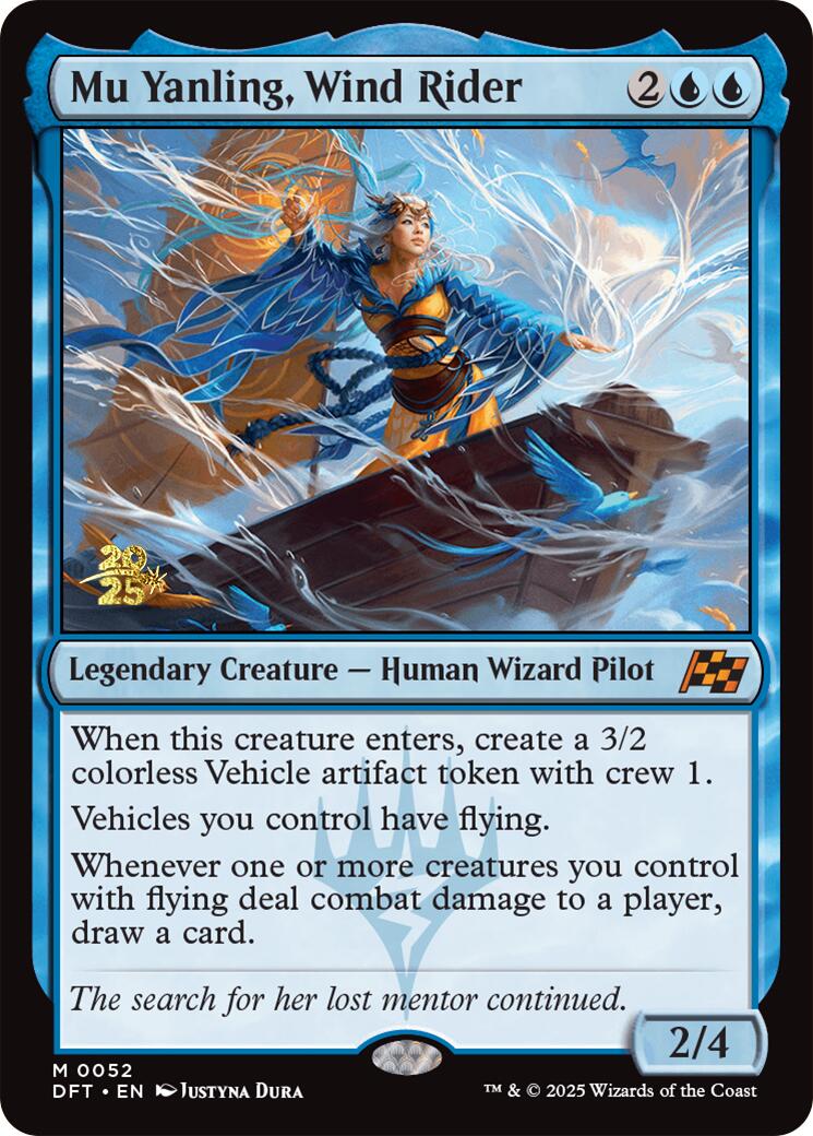 Mu Yanling, Wind Rider [Aetherdrift Prerelease Promos] | PLUS EV GAMES 