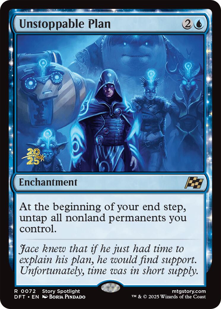 Unstoppable Plan [Aetherdrift Prerelease Promos] | PLUS EV GAMES 