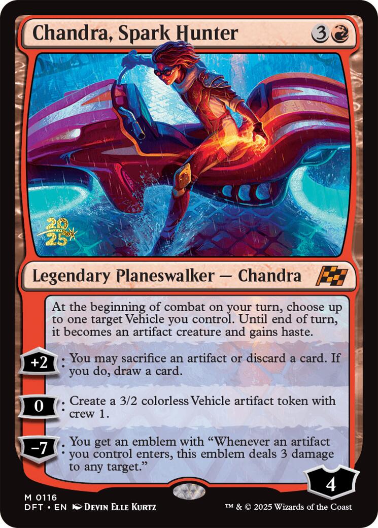 Chandra, Spark Hunter [Aetherdrift Prerelease Promos] | PLUS EV GAMES 