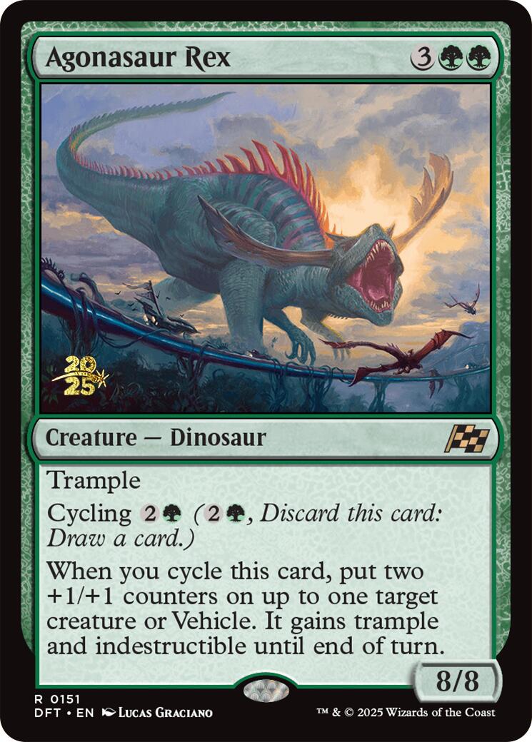 Agonasaur Rex [Aetherdrift Prerelease Promos] | PLUS EV GAMES 