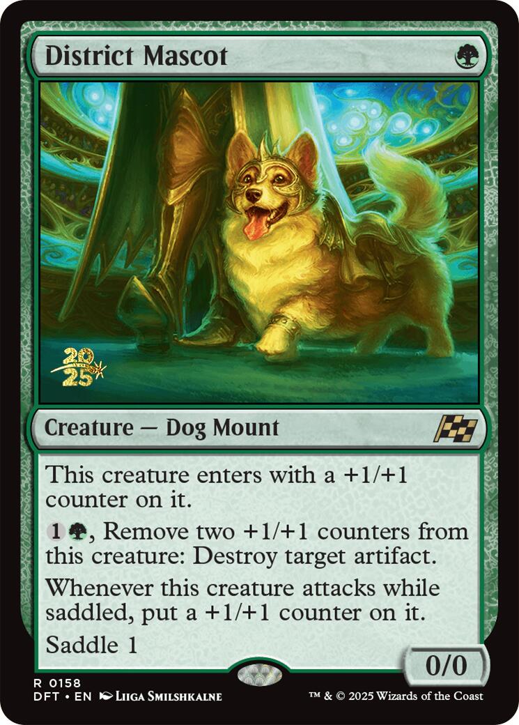 District Mascot [Aetherdrift Prerelease Promos] | PLUS EV GAMES 