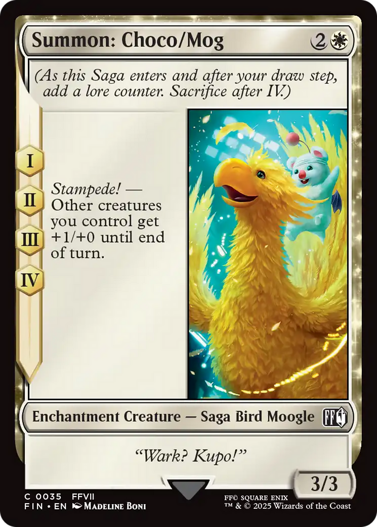 Summon: Choco/Mog [FINAL FANTASY] | PLUS EV GAMES 