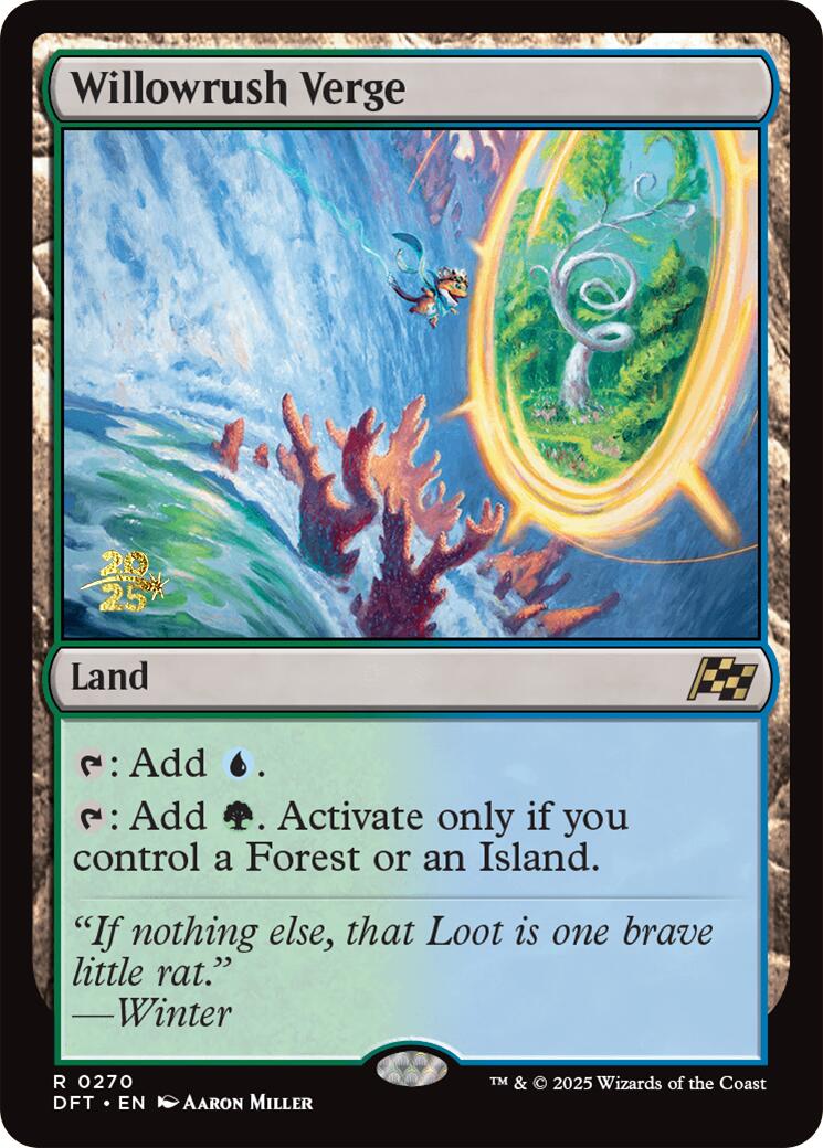 Willowrush Verge [Aetherdrift Prerelease Promos] | PLUS EV GAMES 