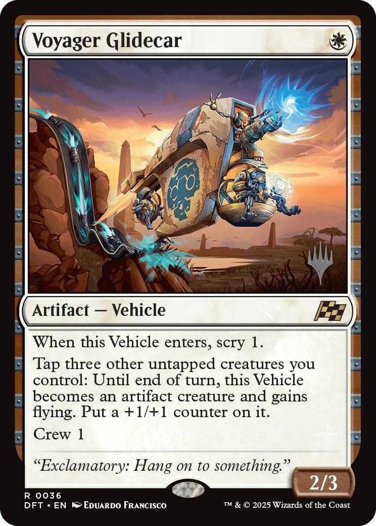 Voyager Glidecar [Aetherdrift Promos] | PLUS EV GAMES 