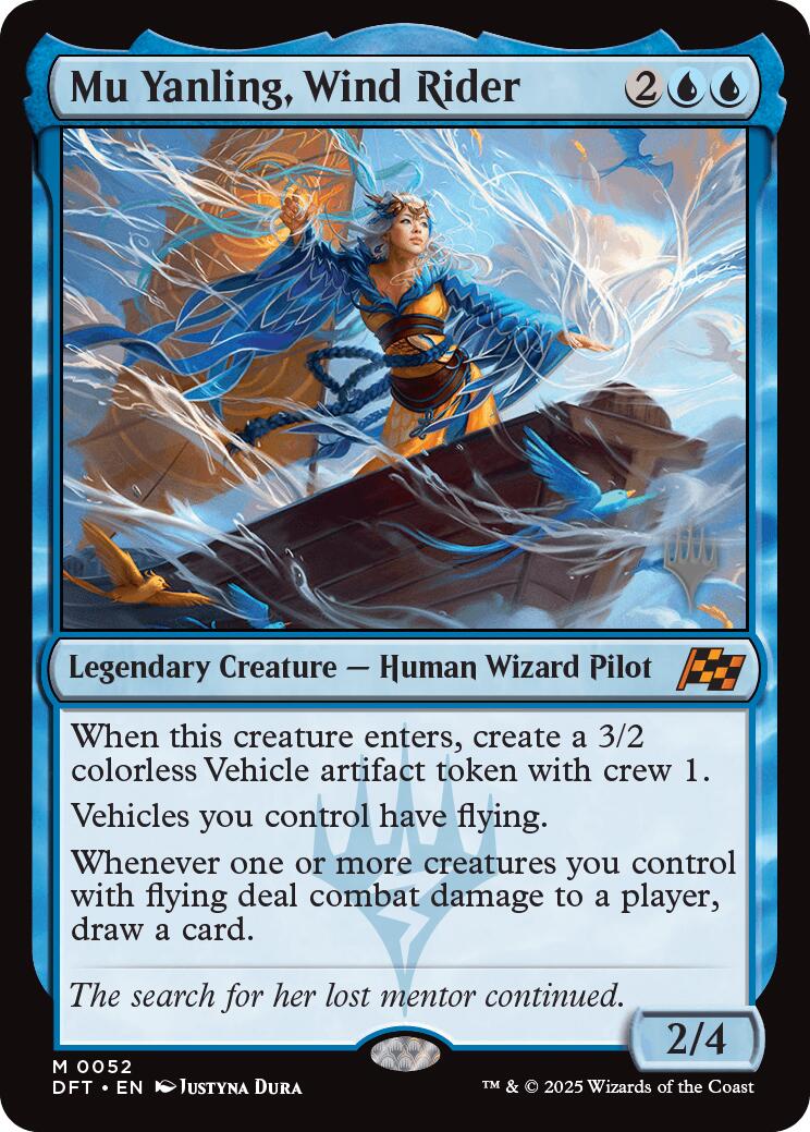 Mu Yanling, Wind Rider (Promo Pack) [Aetherdrift Promos] | PLUS EV GAMES 