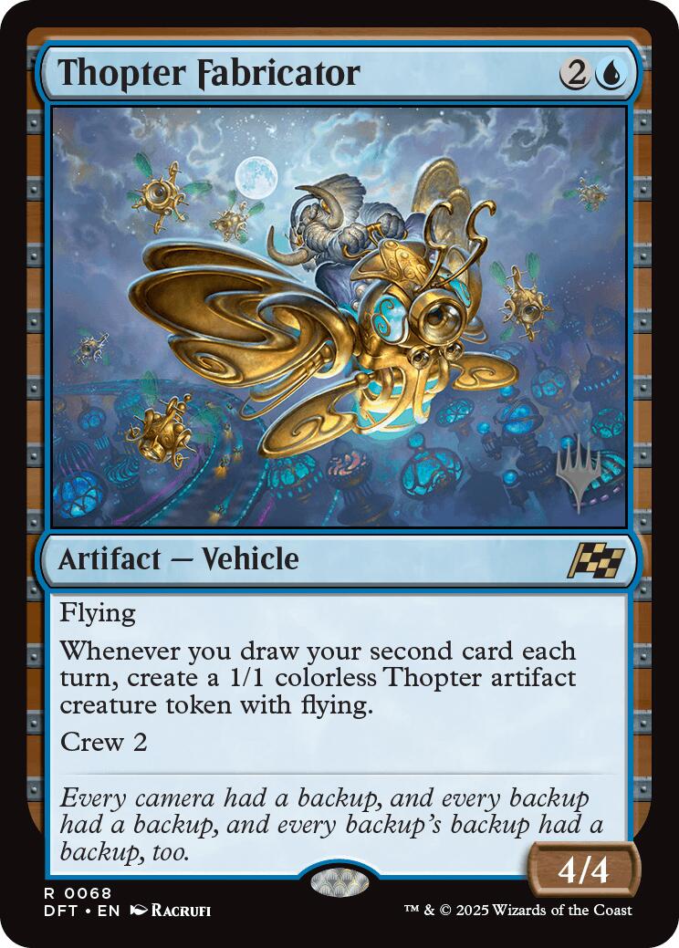 Thopter Fabricator [Aetherdrift Promos] | PLUS EV GAMES 