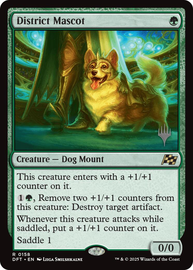 District Mascot (Promo Pack) [Aetherdrift Promos] | PLUS EV GAMES 