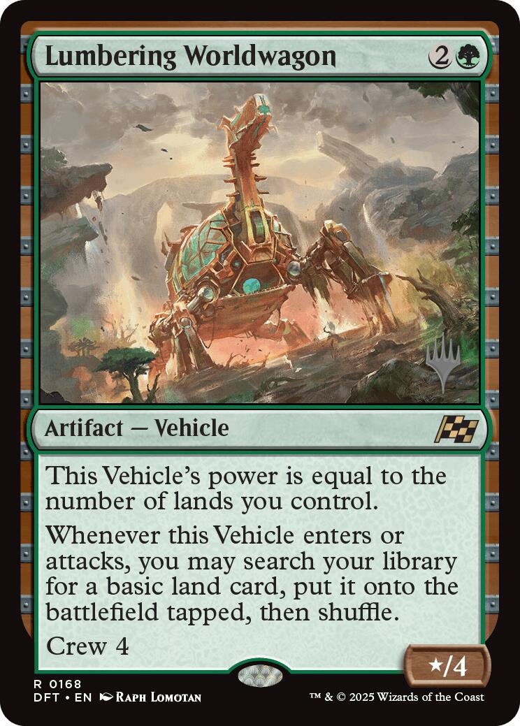 Lumbering Worldwagon [Aetherdrift Promos] | PLUS EV GAMES 