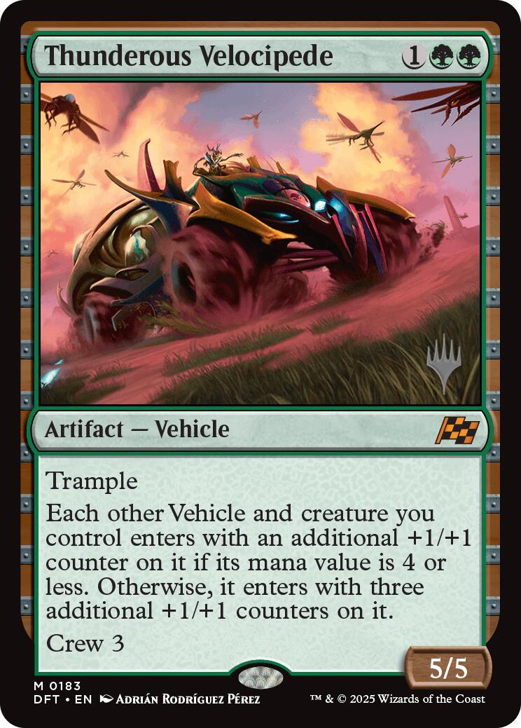 Thunderous Velocipede (Promo Pack) [Aetherdrift Promos] | PLUS EV GAMES 
