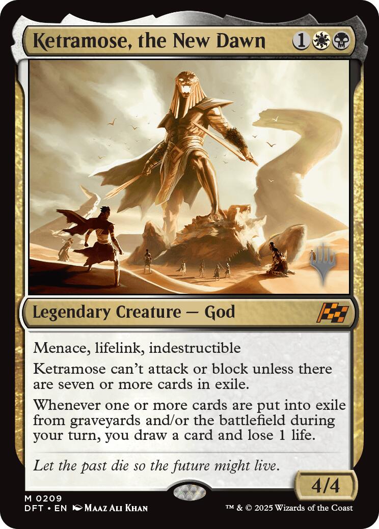 Ketramose, the New Dawn [Aetherdrift Promos] | PLUS EV GAMES 