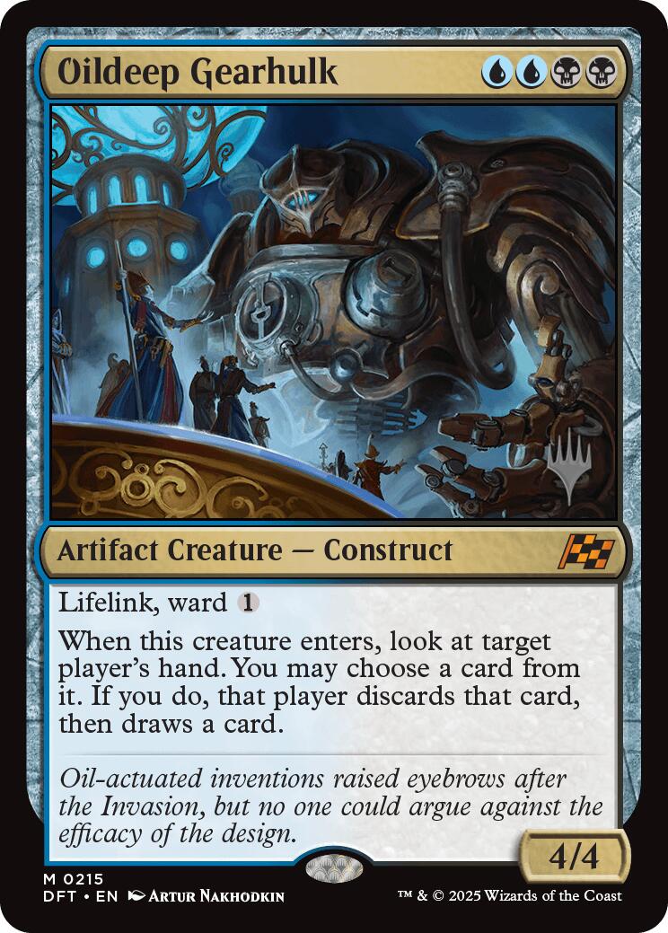 Oildeep Gearhulk (Promo Pack) [Aetherdrift Promos] | PLUS EV GAMES 