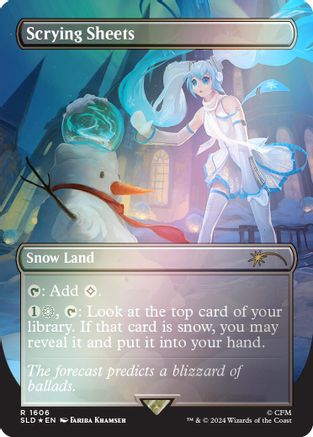 Scrying Sheets (Rainbow Foil - Japanese) [Secret Lair Drop Series]