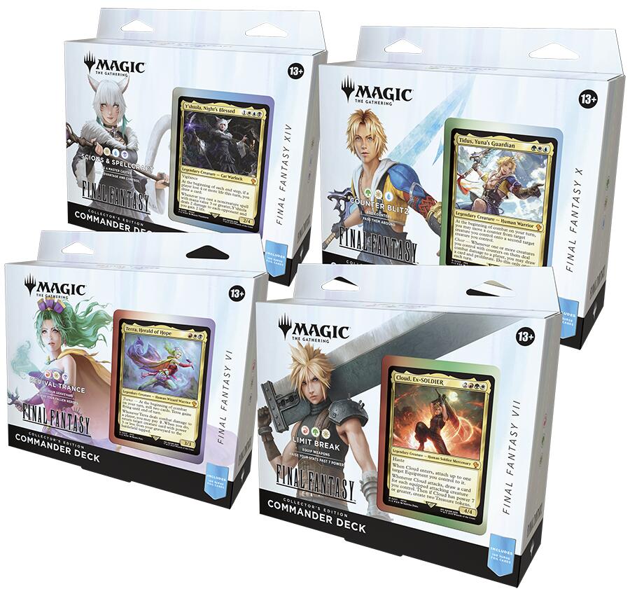 FINAL FANTASY - Commander Deck: Collector's Edition Display | PLUS EV GAMES 