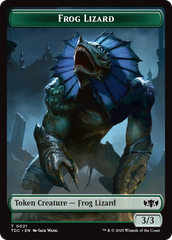 Frog Lizard // Dragon (0014) Double-Sided Token [Tarkir: Dragonstorm Commander Tokens] | PLUS EV GAMES 
