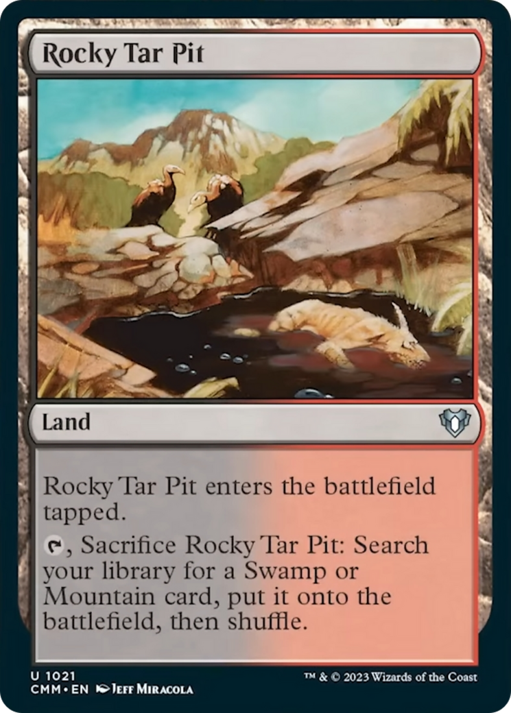 Rocky Tar Pit [Commander Masters] | PLUS EV GAMES 