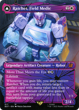 Ratchet, Field Medic // Ratchet, Rescue Racer (Shattered Glass) [Universes Beyond: Transformers]