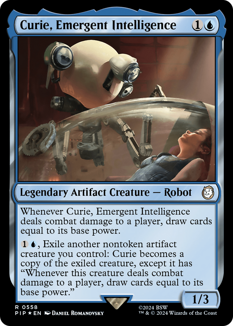 Curie, Emergent Intelligence (Surge Foil) [Fallout] | PLUS EV GAMES 