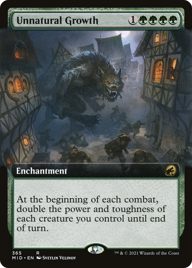 Unnatural Growth (Extended) [Innistrad: Midnight Hunt]