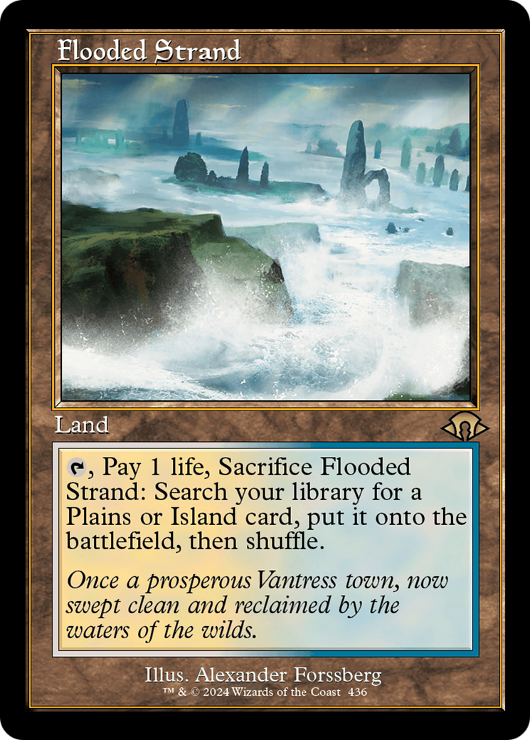 Flooded Strand (Retro) [Modern Horizons 3] | PLUS EV GAMES 