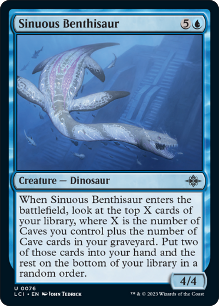 Sinuous Benthisaur [The Lost Caverns of Ixalan] | PLUS EV GAMES 