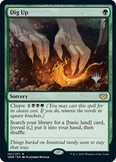 Dig Up (Promo Pack) [Innistrad: Crimson Vow Promos] | PLUS EV GAMES 