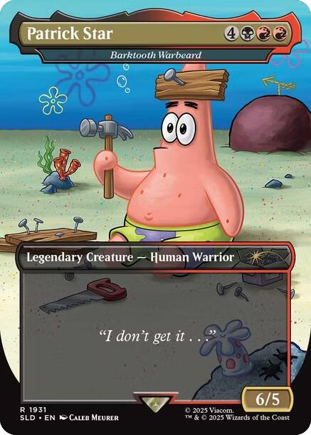 Patrick Star - Barktooth Warbeard [Secret Lair Drop Series] | PLUS EV GAMES 