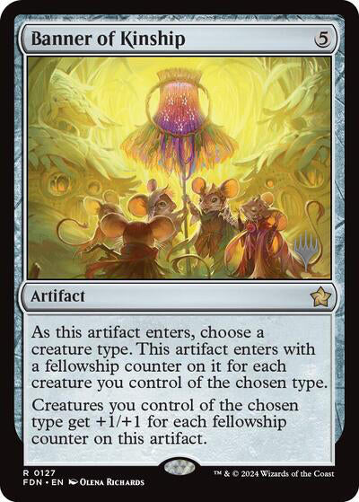 Banner of Kinship (Promo Pack) [Foundations Promos] | PLUS EV GAMES 