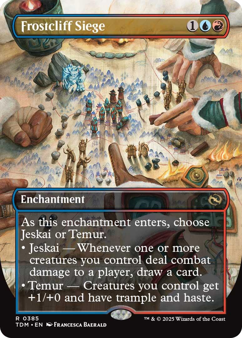 Frostcliff Siege (Borderless) [Tarkir: Dragonstorm] | PLUS EV GAMES 