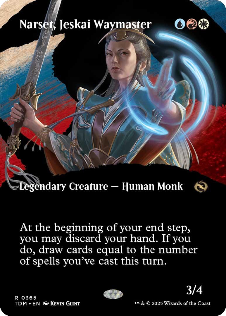 Narset, Jeskai Waymaster (Borderless) [Tarkir: Dragonstorm] | PLUS EV GAMES 