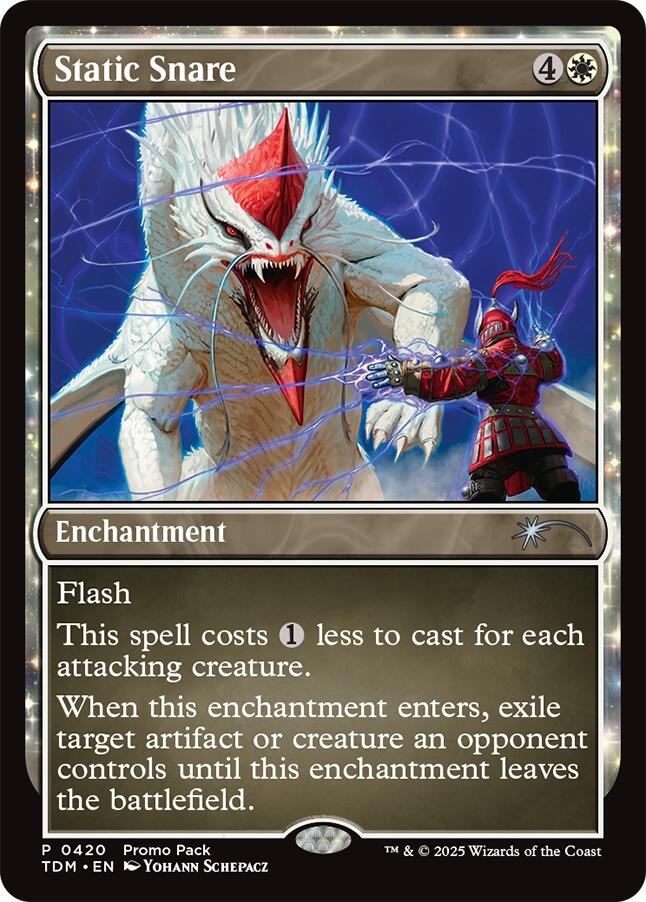 Static Snare [Tarkir: Dragonstorm Promos] | PLUS EV GAMES 