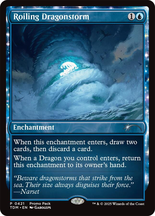 Roiling Dragonstorm [Tarkir: Dragonstorm Promos] | PLUS EV GAMES 