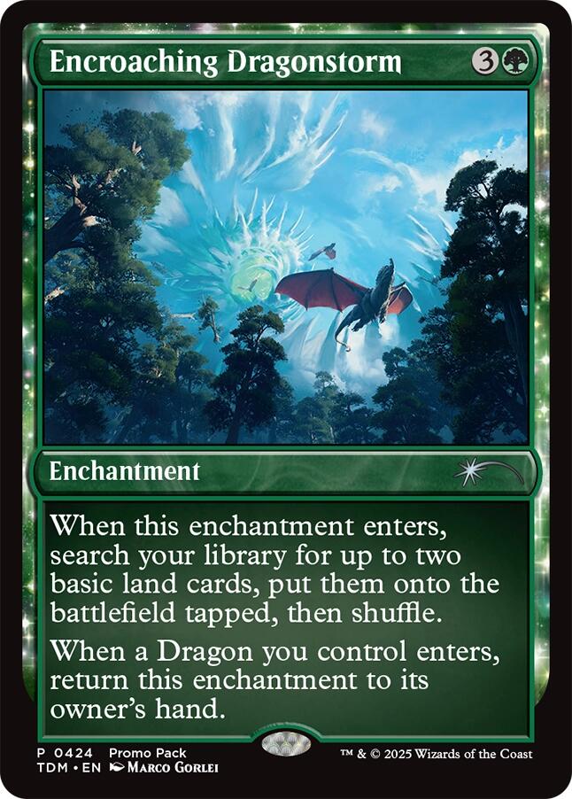 Encroaching Dragonstorm [Tarkir: Dragonstorm Promos] | PLUS EV GAMES 
