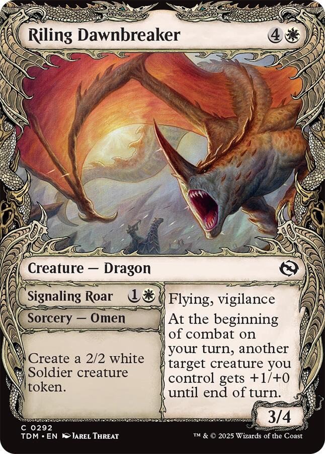 Riling Dawnbreaker (Showcase) [Tarkir: Dragonstorm] | PLUS EV GAMES 