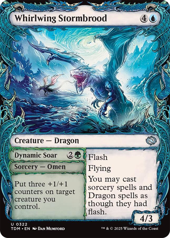 Whirlwing Stormbrood (Showcase) [Tarkir: Dragonstorm] | PLUS EV GAMES 